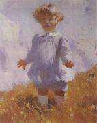 Frank Benson Boy in Blue oil painting picture wholesale